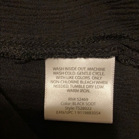 Kelly Renee Black Embroidered Tunic Sleeveless Top Size 1X - Picture 5 of 7